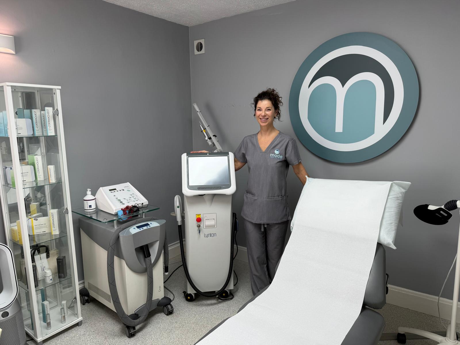 Mode Laser Skin Clinic treatment room